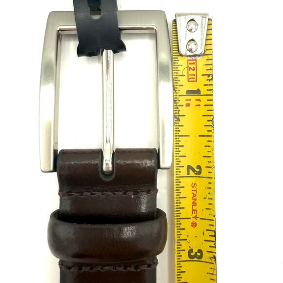 Jos. A. Bank Brown Leather Dress Belt Size 50 / 125 NEW - Picture 7 of 16